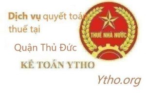 Dịch vụ quyết toán thuế quận thủ đức