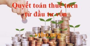 Quyết toán thuế tncn từ đầu tư vốn